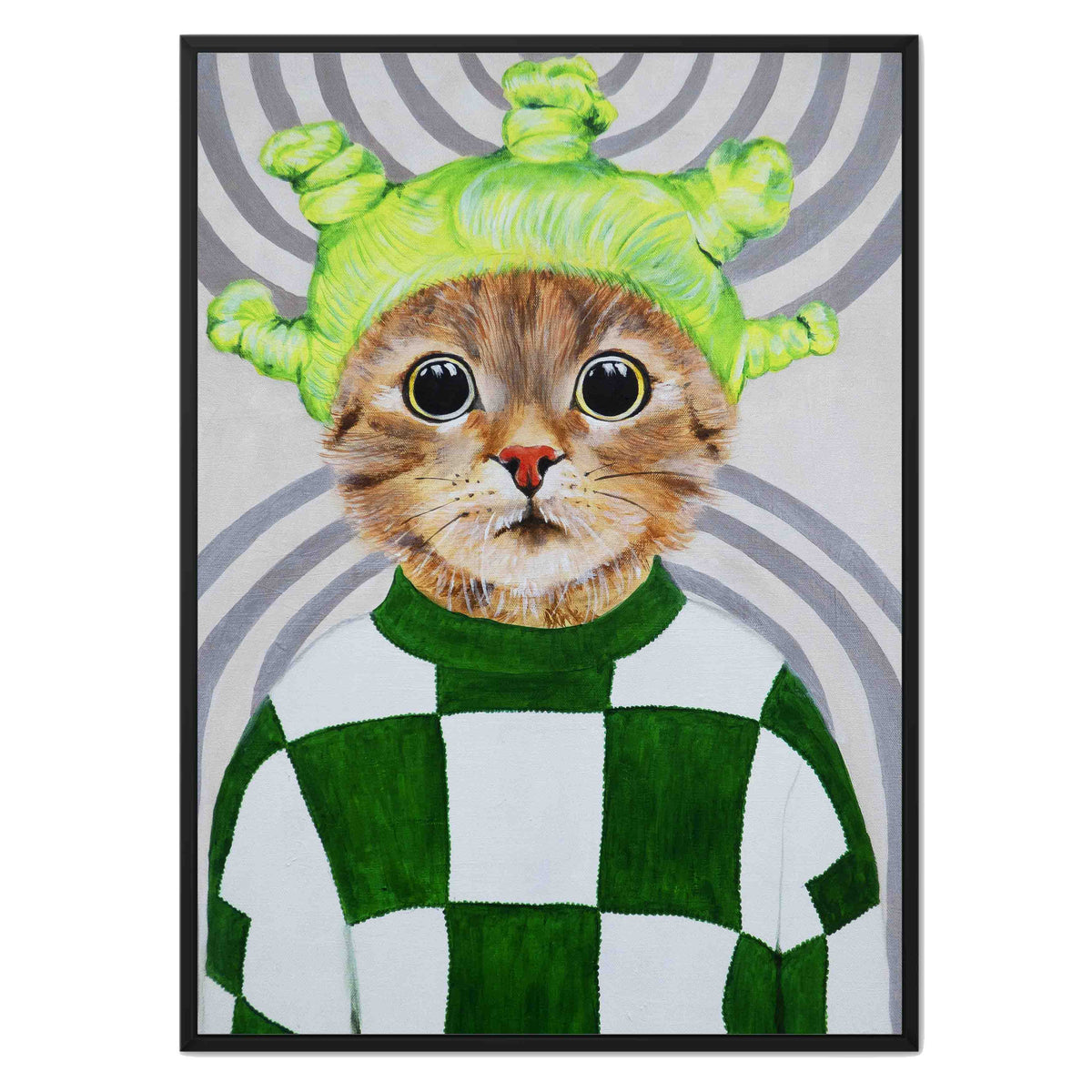 Highwood Axis Cat Canvas Wall Art — gallery image 19