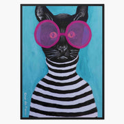 Alderwood Axis Cat Canvas Wall Art — gallery image 1