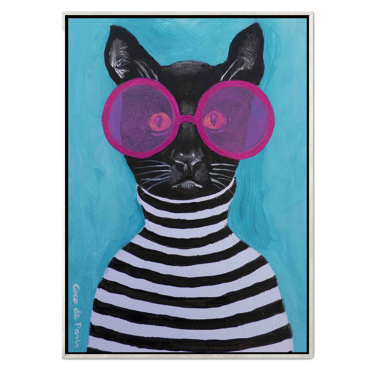Alderwood Axis Cat Canvas Wall Art — gallery image 43