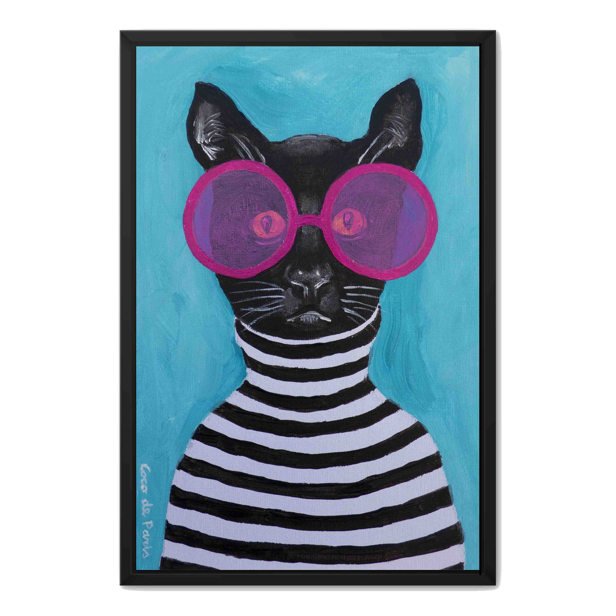 Alderwood Axis Cat Canvas Wall Art — gallery image 21