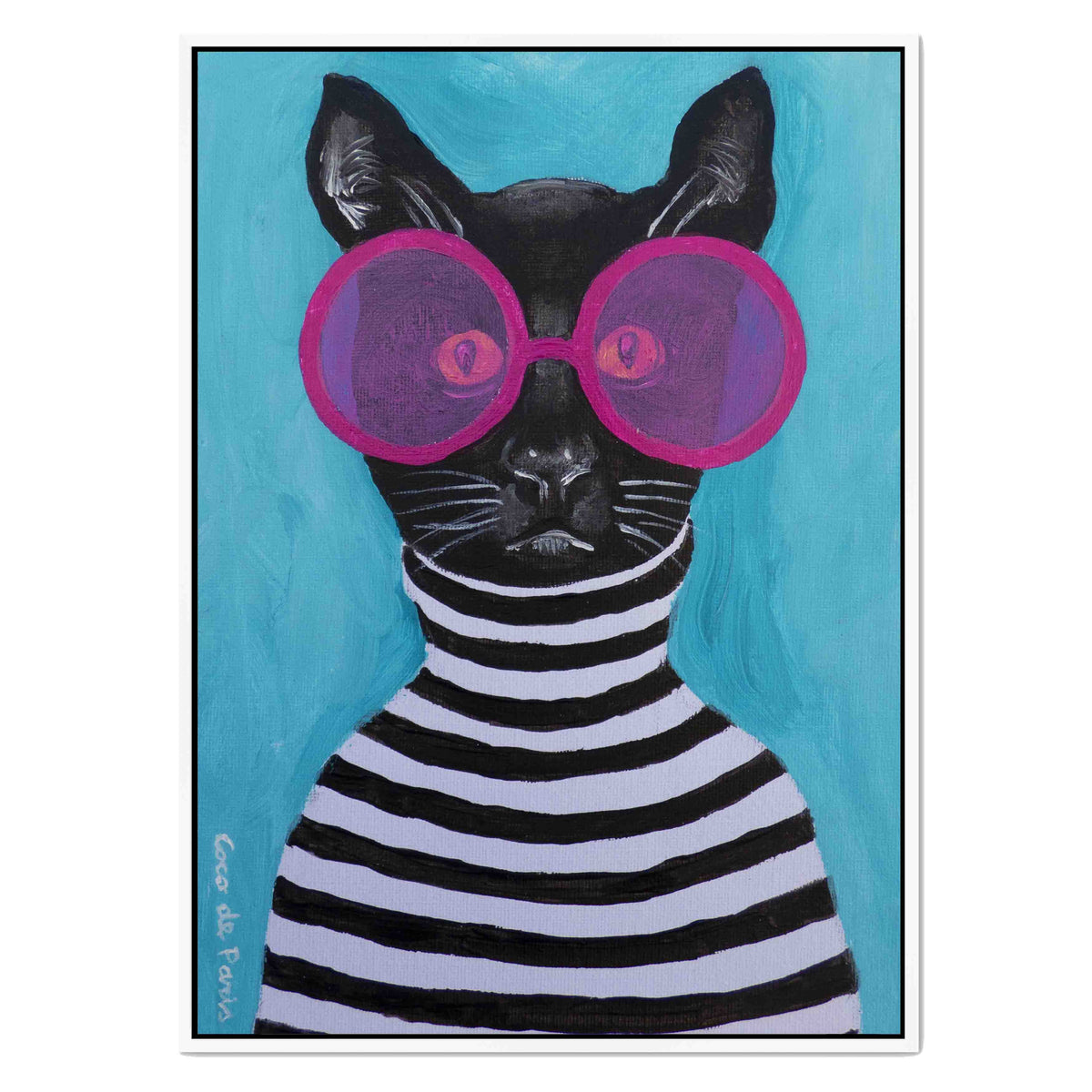 Alderwood Axis Cat Canvas Wall Art — gallery image 49