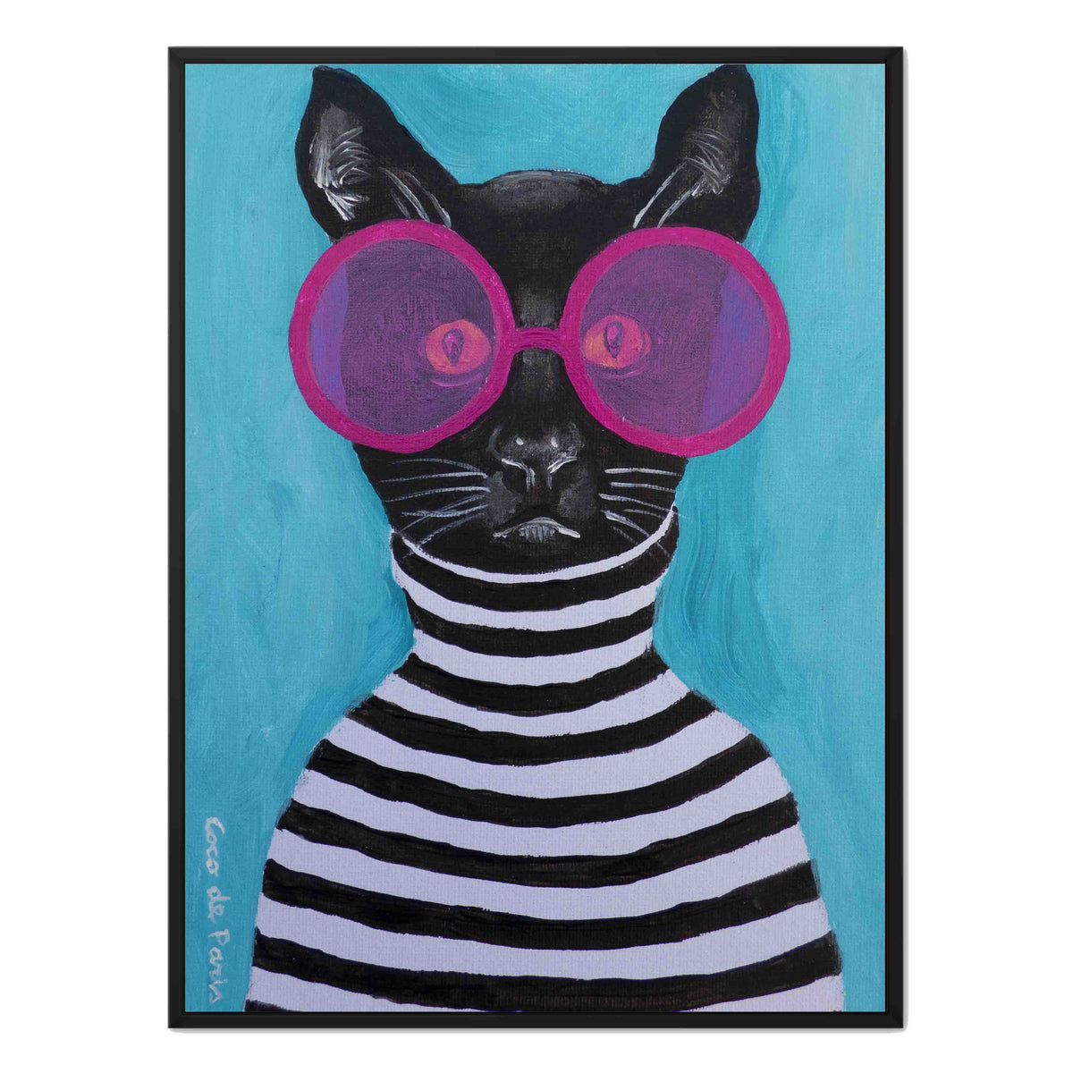 Alderwood Axis Cat Canvas Wall Art — gallery image 23