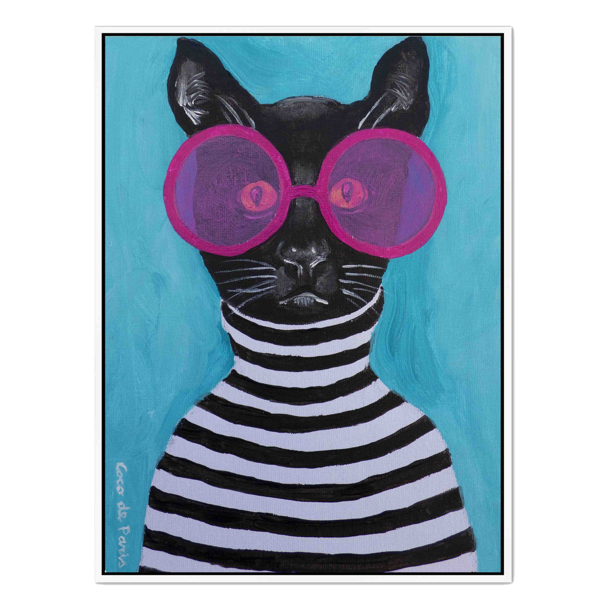 Alderwood Axis Cat Canvas Wall Art — gallery image 53
