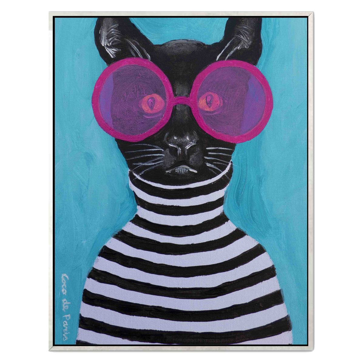 Alderwood Axis Cat Canvas Wall Art — gallery image 42