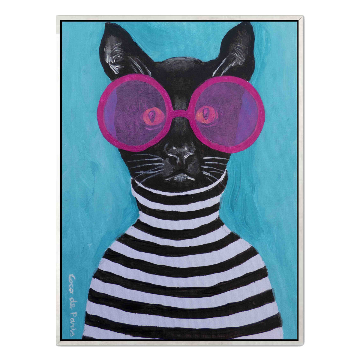 Alderwood Axis Cat Canvas Wall Art — gallery image 47