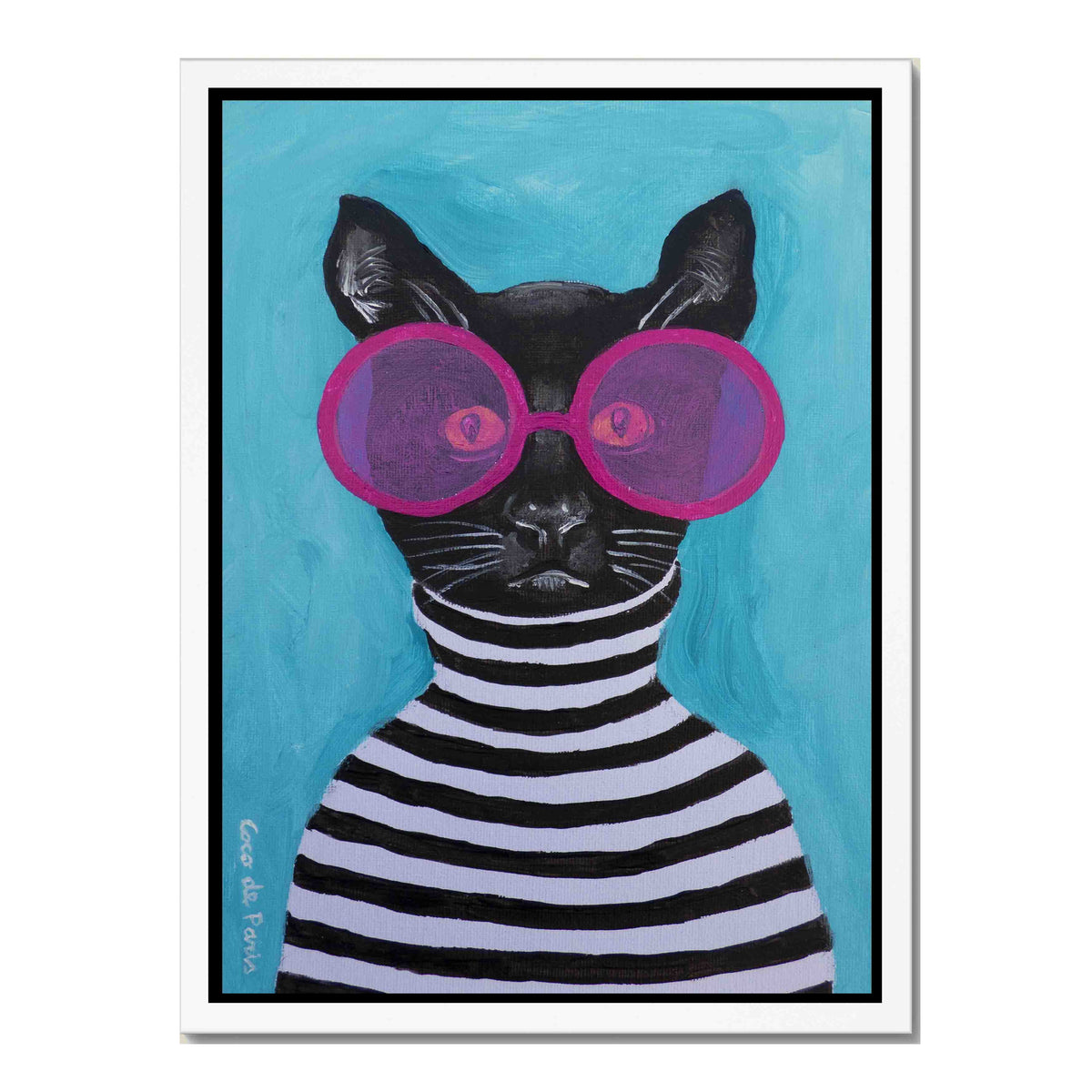 Alderwood Axis Cat Canvas Wall Art — gallery image 50