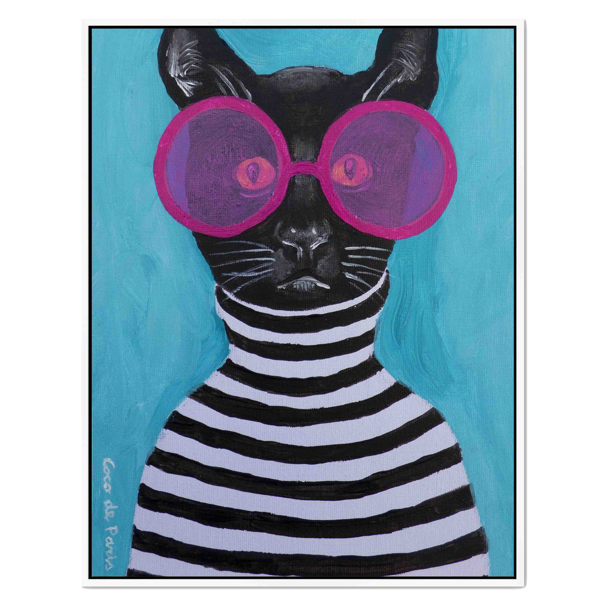 Alderwood Axis Cat Canvas Wall Art — gallery image 48