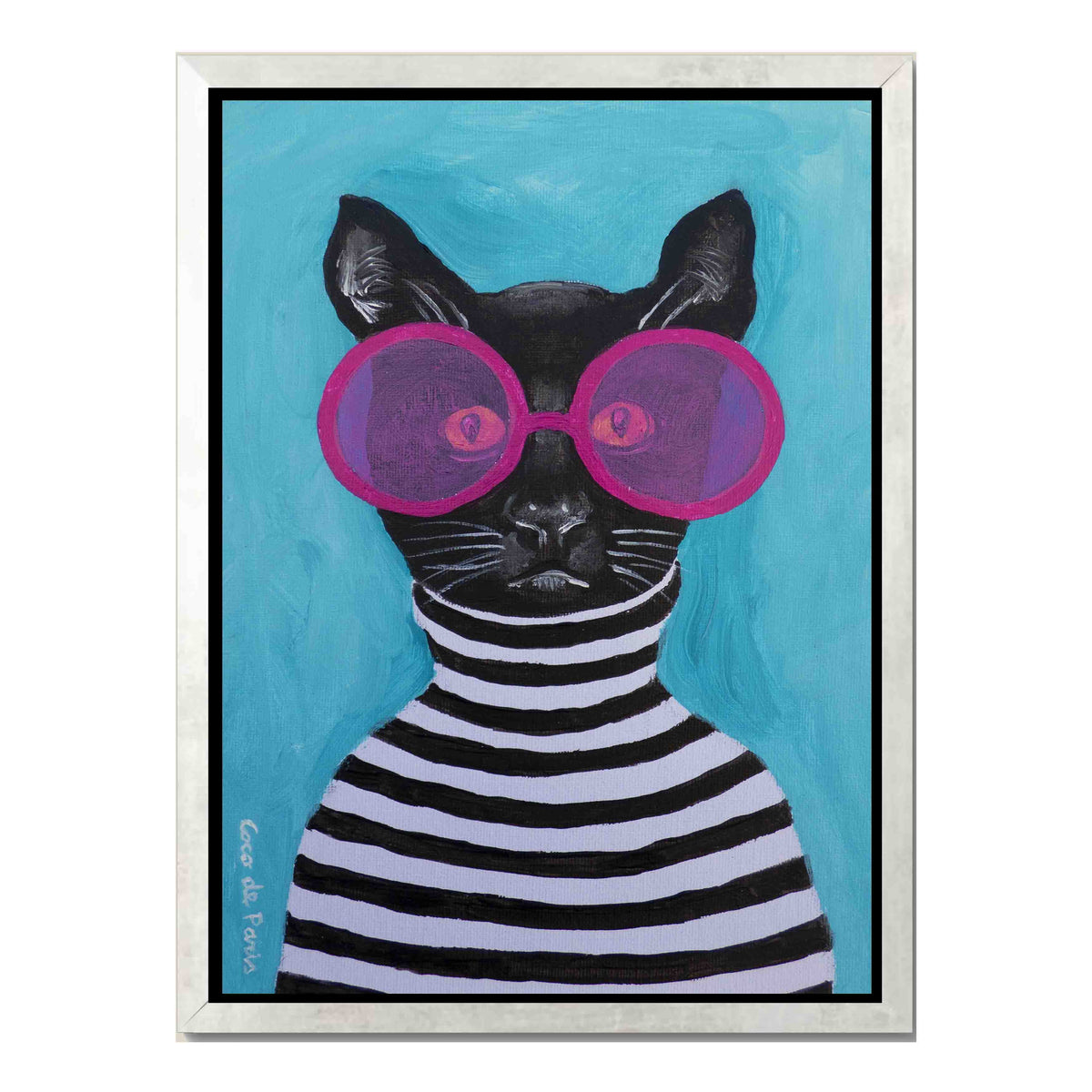 Alderwood Axis Cat Canvas Wall Art — gallery image 44
