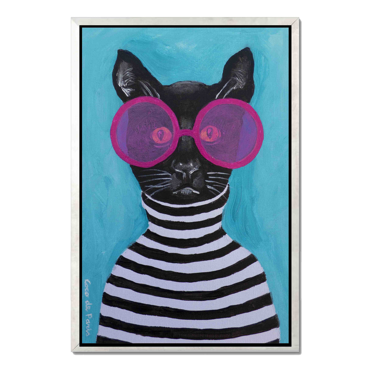 Alderwood Axis Cat Canvas Wall Art — gallery image 45