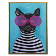 Alderwood Axis Cat Canvas Wall Art — gallery image 34