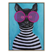 Alderwood Axis Cat Canvas Wall Art — gallery image 41