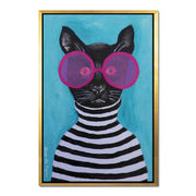 Alderwood Axis Cat Canvas Wall Art — gallery image 33
