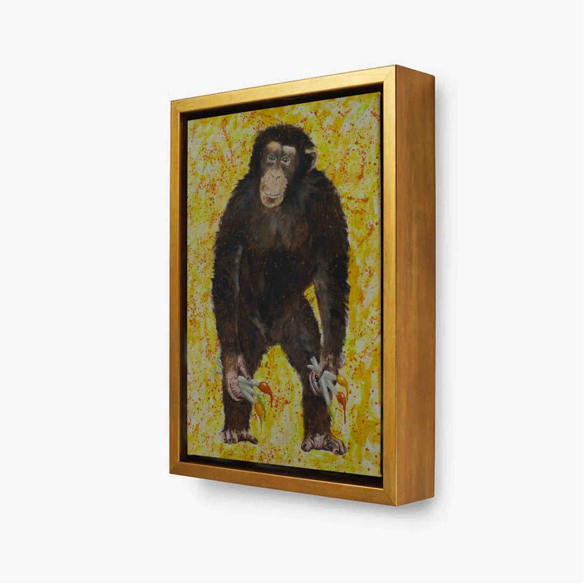 Cranford Axis Monkey Canvas Wall Art — gallery image 10