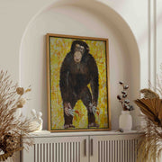 Cranford Axis Monkey Canvas Wall Art — gallery image 2