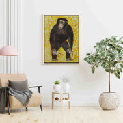 Cranford Axis Monkey Canvas Wall Art — gallery image 5