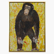 Cranford Axis Monkey Canvas Wall Art — gallery image 1