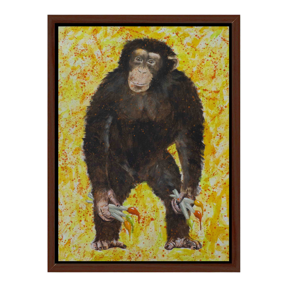 Cranford Axis Monkey Canvas Wall Art — gallery image 26