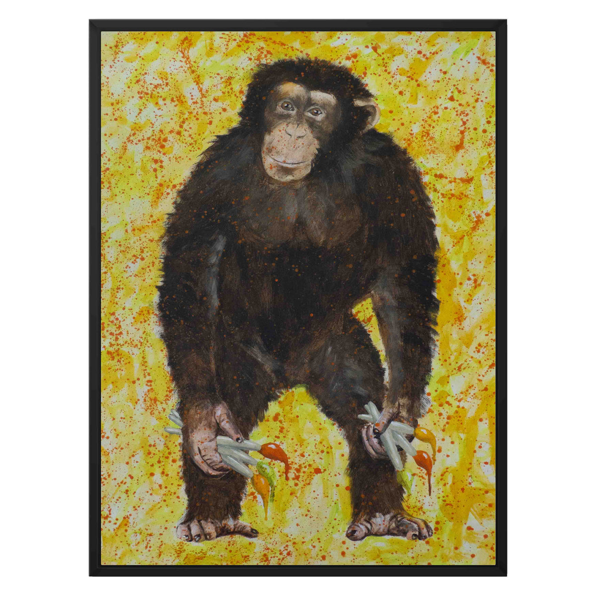 Cranford Axis Monkey Canvas Wall Art — gallery image 22