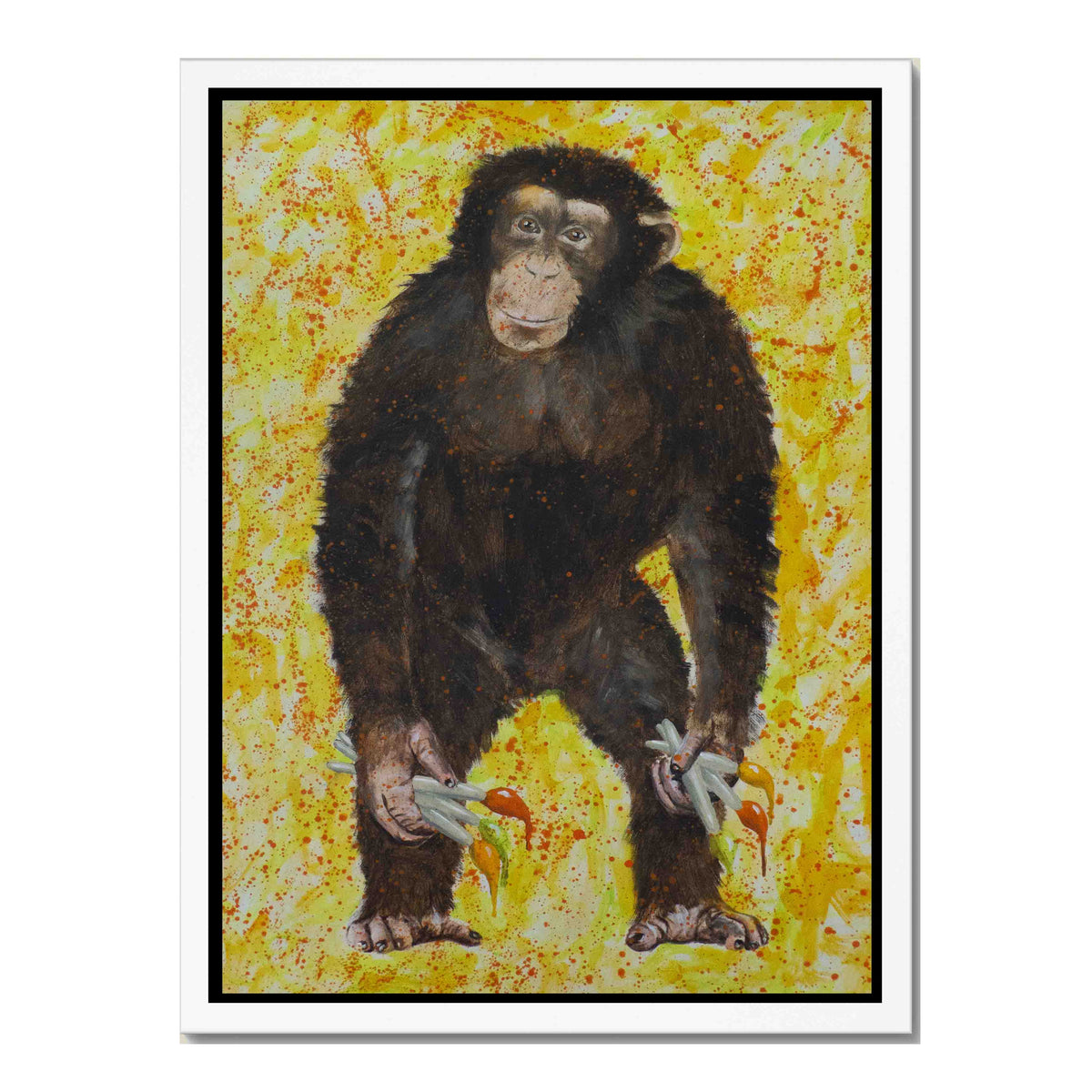 Cranford Axis Monkey Canvas Wall Art — gallery image 50