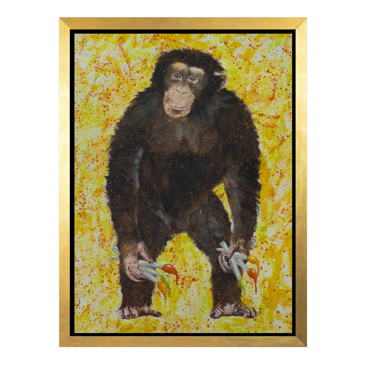 Cranford Axis Monkey Canvas Wall Art — gallery image 32