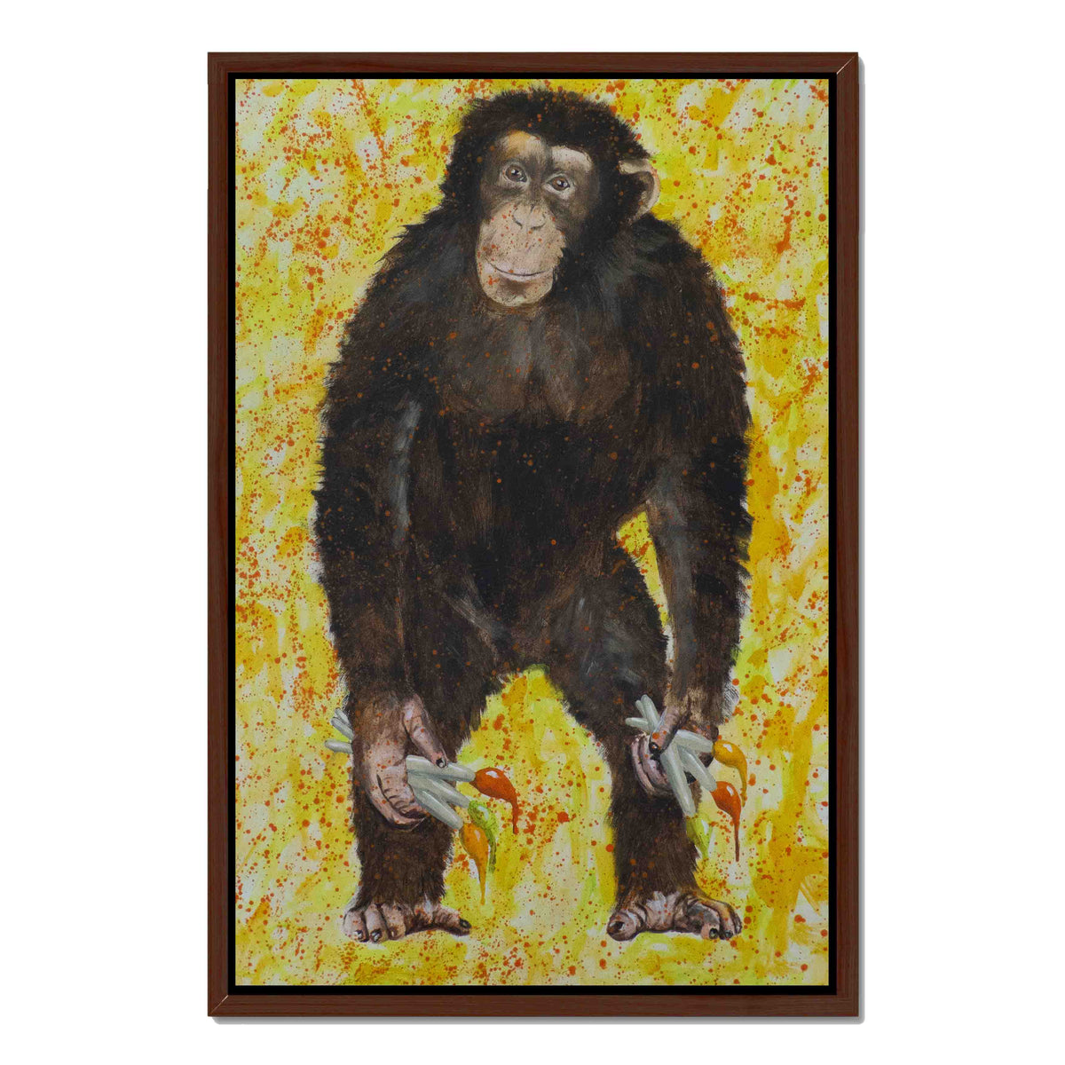Cranford Axis Monkey Canvas Wall Art — gallery image 27
