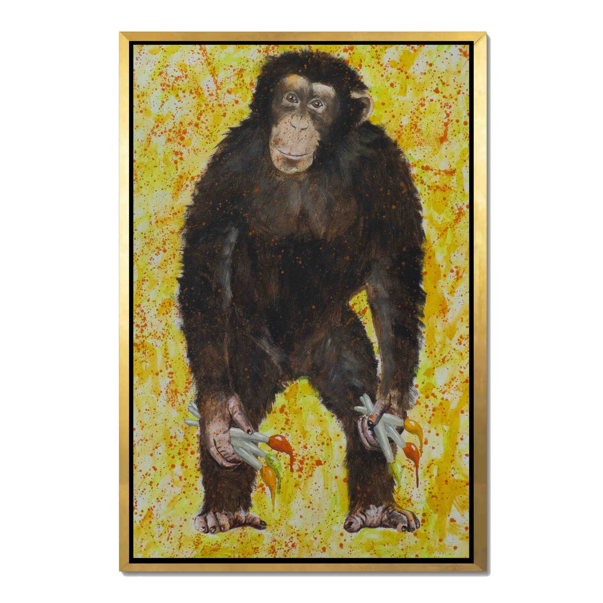 Cranford Axis Monkey Canvas Wall Art — gallery image 33