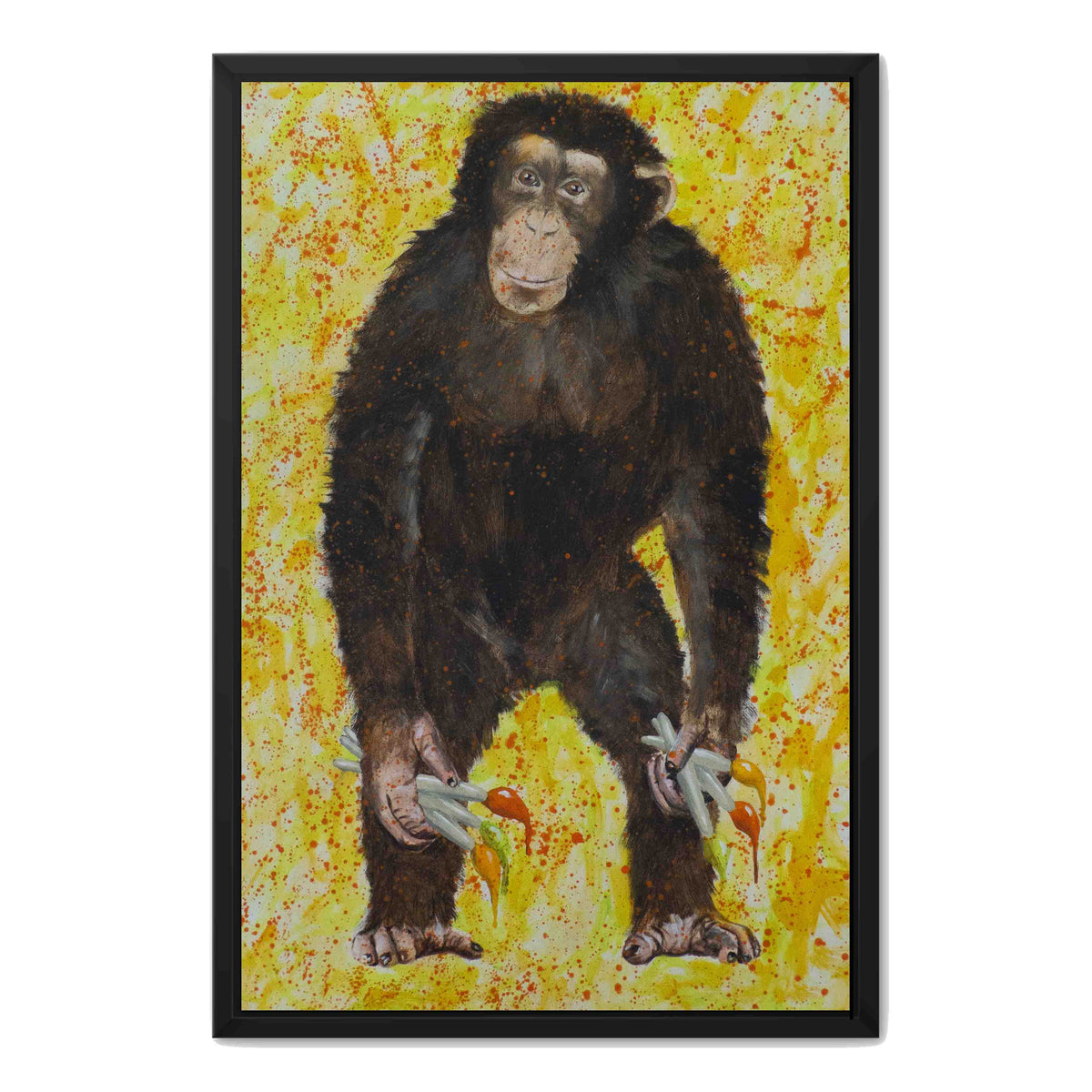 Cranford Axis Monkey Canvas Wall Art — gallery image 21