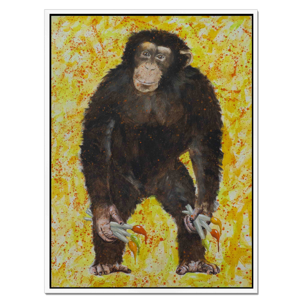Cranford Axis Monkey Canvas Wall Art — gallery image 52
