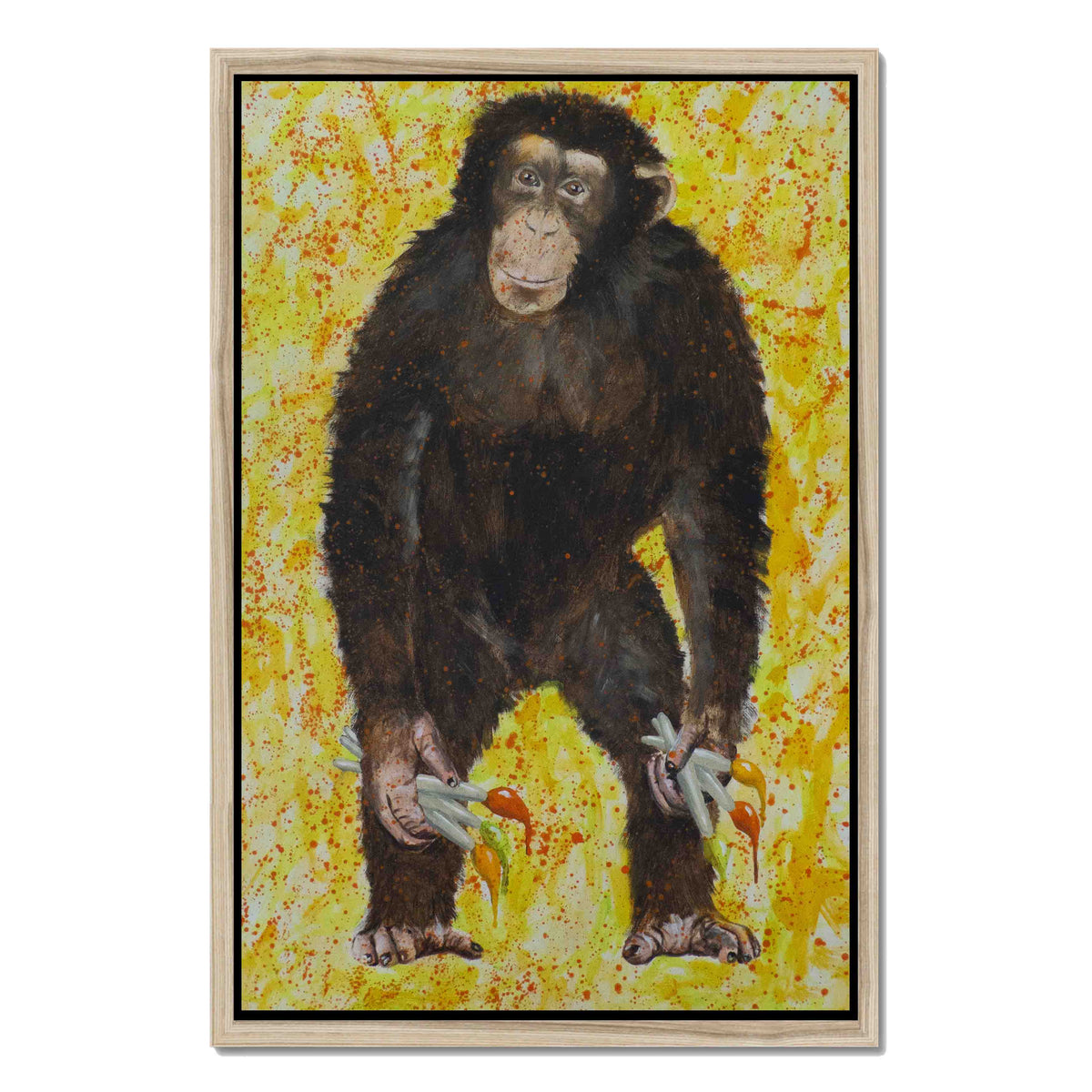 Cranford Axis Monkey Canvas Wall Art — gallery image 39