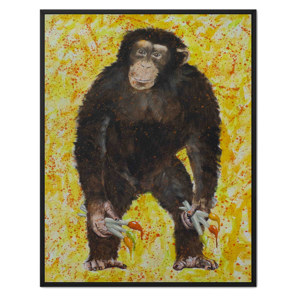 Cranford Axis Monkey Canvas Wall Art — gallery image 18