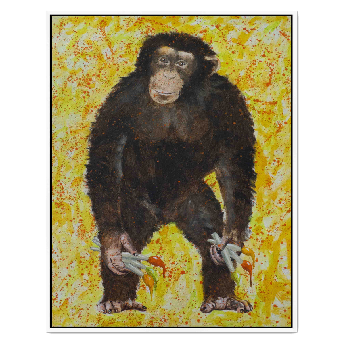 Cranford Axis Monkey Canvas Wall Art — gallery image 48