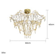 Oakley Frame Crystal Chandelier — gallery image 14
