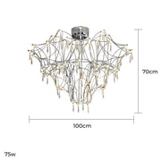 Oakley Frame Crystal Chandelier — gallery image 20