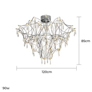 Oakley Frame Crystal Chandelier — gallery image 21