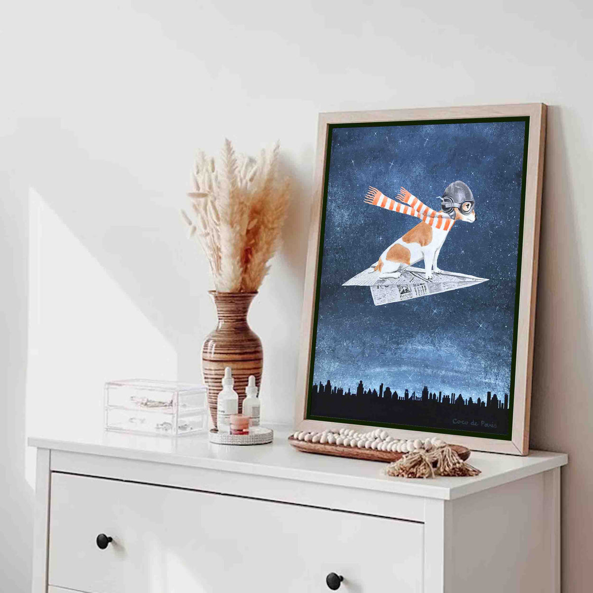 Fernwood Axis Terrier Canvas Wall Art — gallery image 3
