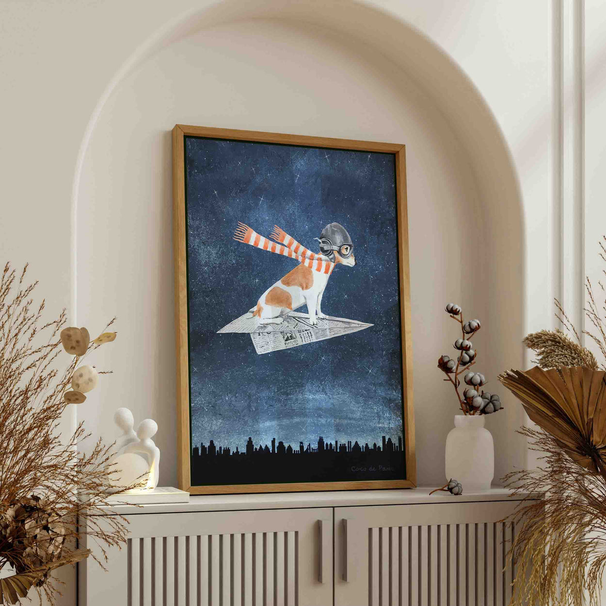 Fernwood Axis Terrier Canvas Wall Art — gallery image 4