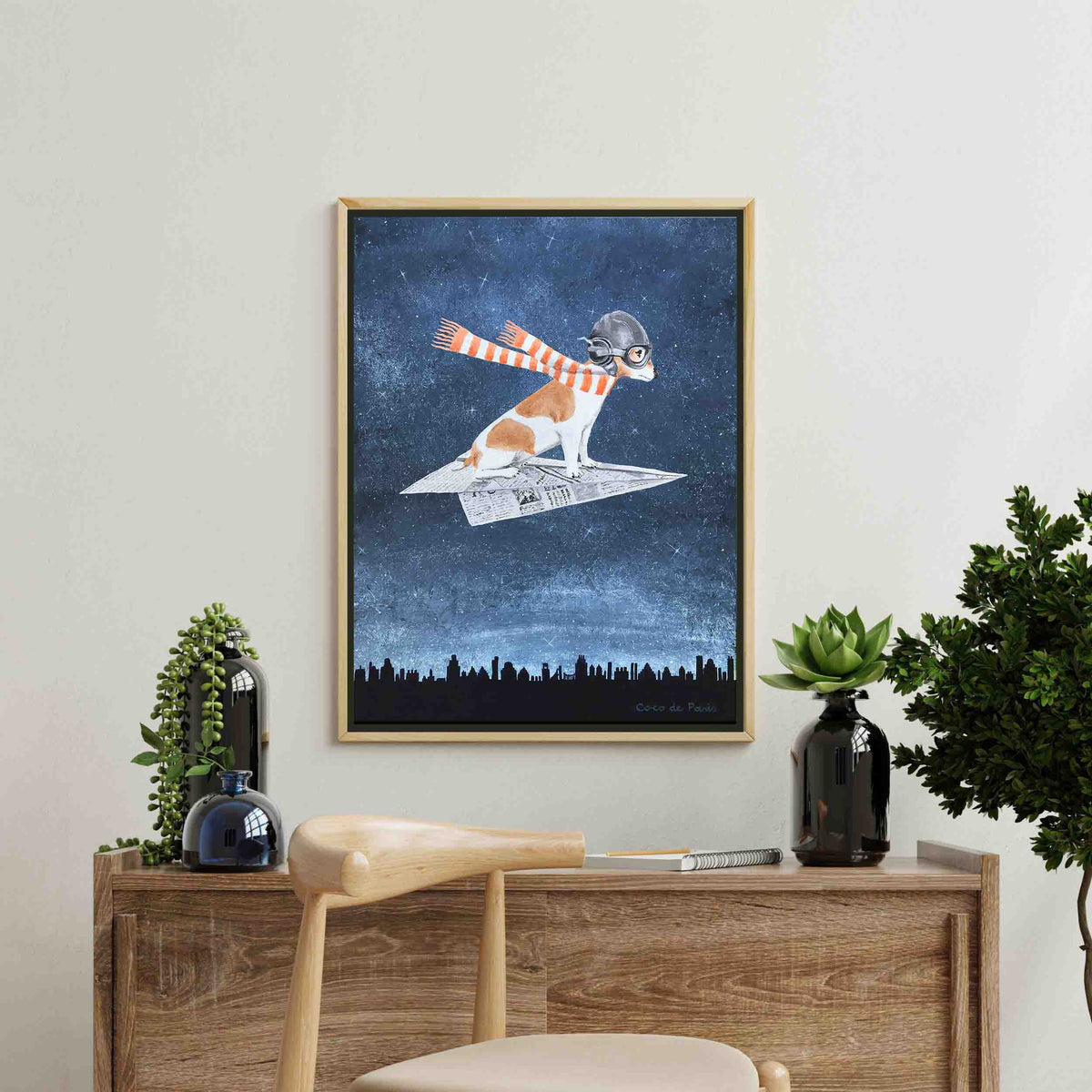 Fernwood Axis Terrier Canvas Wall Art — gallery image 5