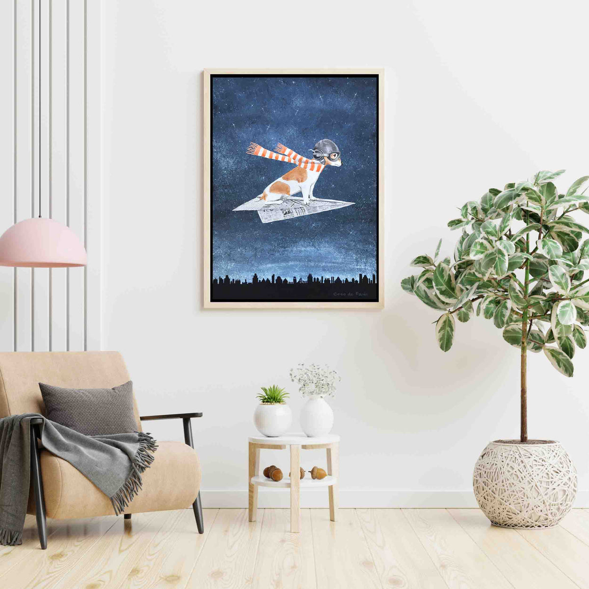 Fernwood Axis Terrier Canvas Wall Art — gallery image 6