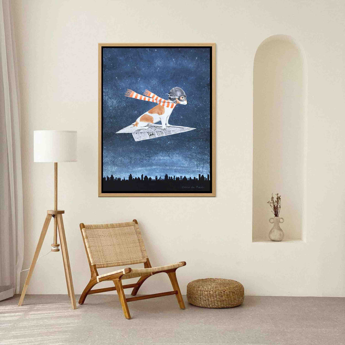 Fernwood Axis Terrier Canvas Wall Art — gallery image 8