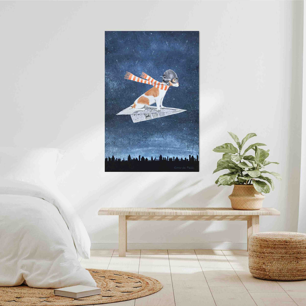 Fernwood Axis Terrier Canvas Wall Art — gallery image 9