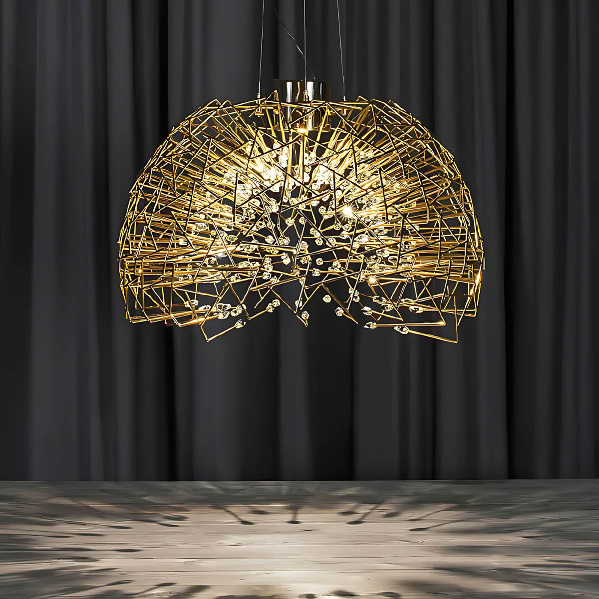 Hawick Frame Crystal Dome Chandelier — gallery image 8