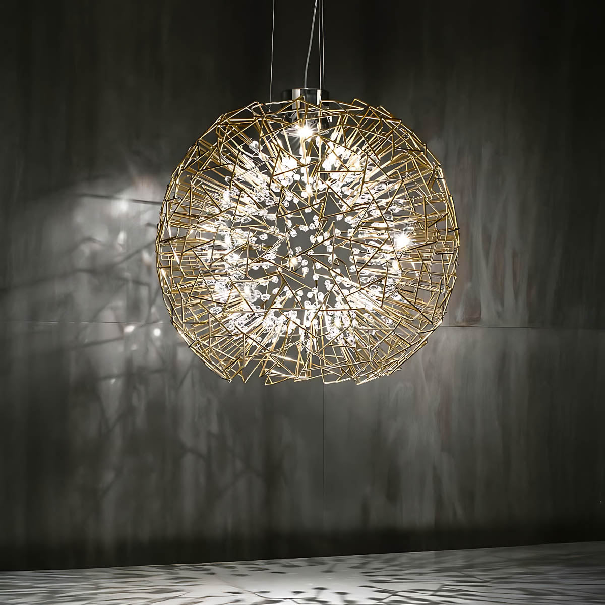 Hawick Frame Crystal Dome Chandelier — gallery image 3