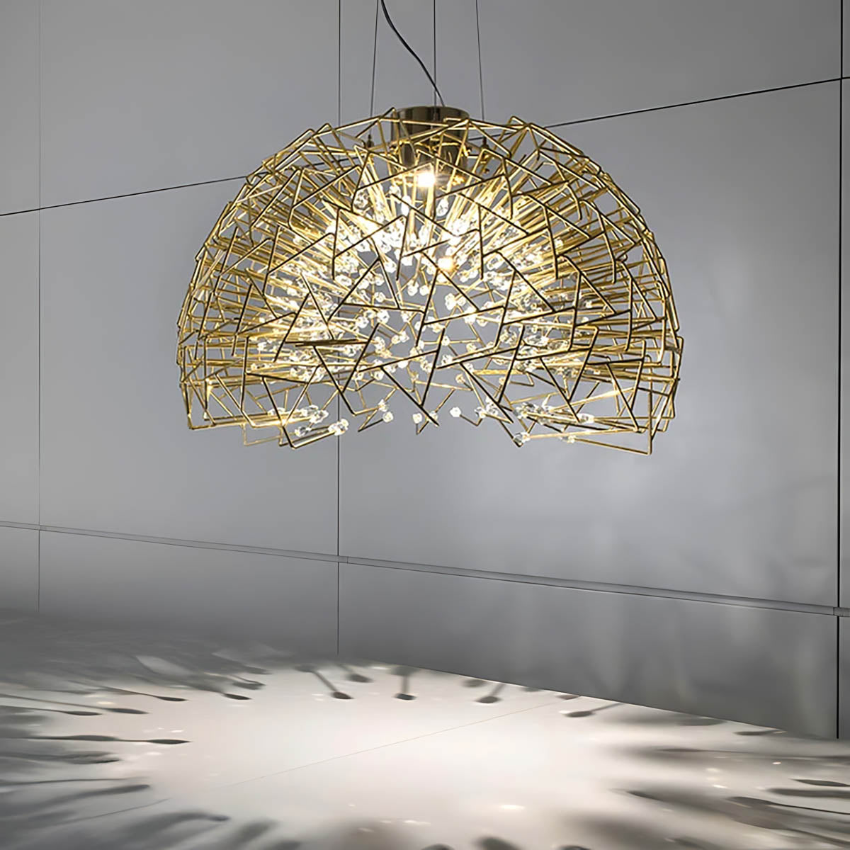 Hawick Frame Crystal Dome Chandelier — gallery image 9