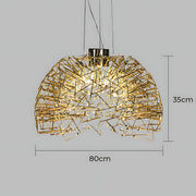 Hawick Frame Crystal Dome Chandelier — gallery image 13