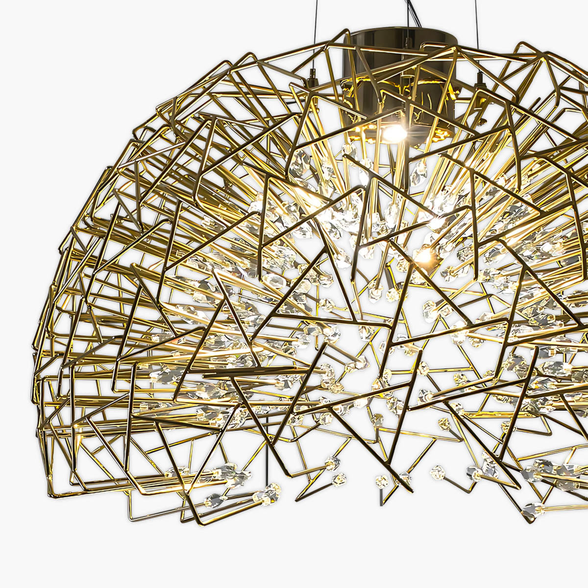 Hawick Frame Crystal Dome Chandelier — gallery image 1