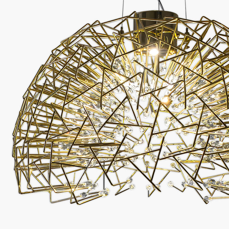 Hawick Frame Crystal Dome Chandelier — gallery image 1
