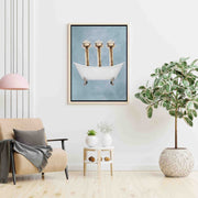 Briarley Axis Ostrich Canvas Wall Art — gallery image 7
