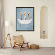 Briarley Axis Ostrich Canvas Wall Art — gallery image 8