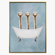 Briarley Axis Ostrich Canvas Wall Art — gallery image 1