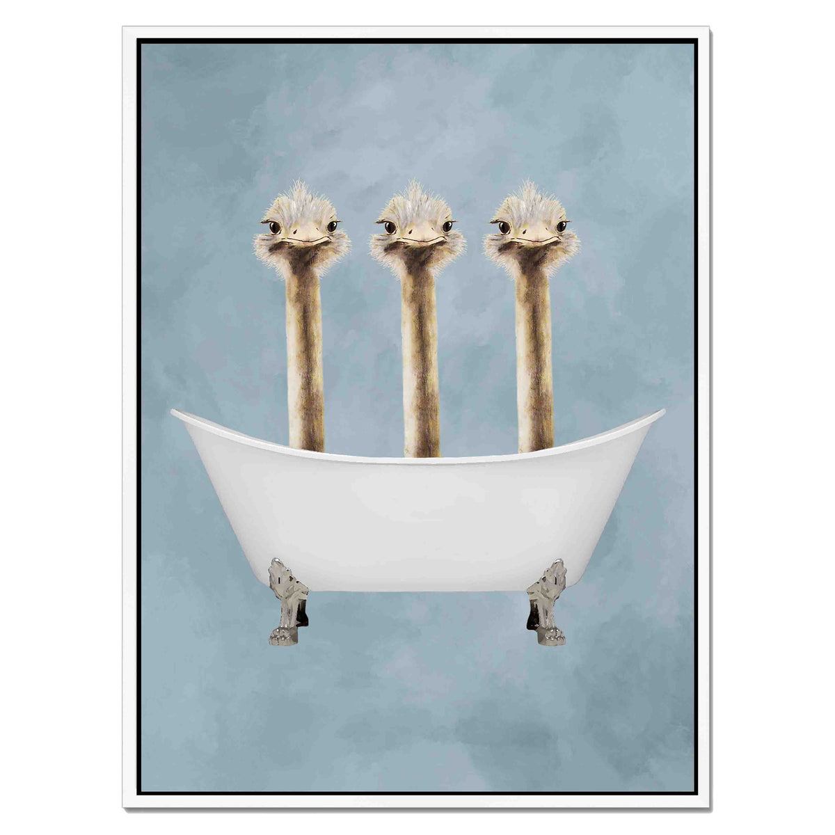 Briarley Axis Ostrich Canvas Wall Art — gallery image 52
